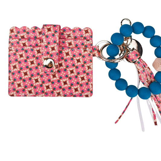 Lucky Blossom Keychain Wristlet Wallet Utility Bags Laura Park Designs   