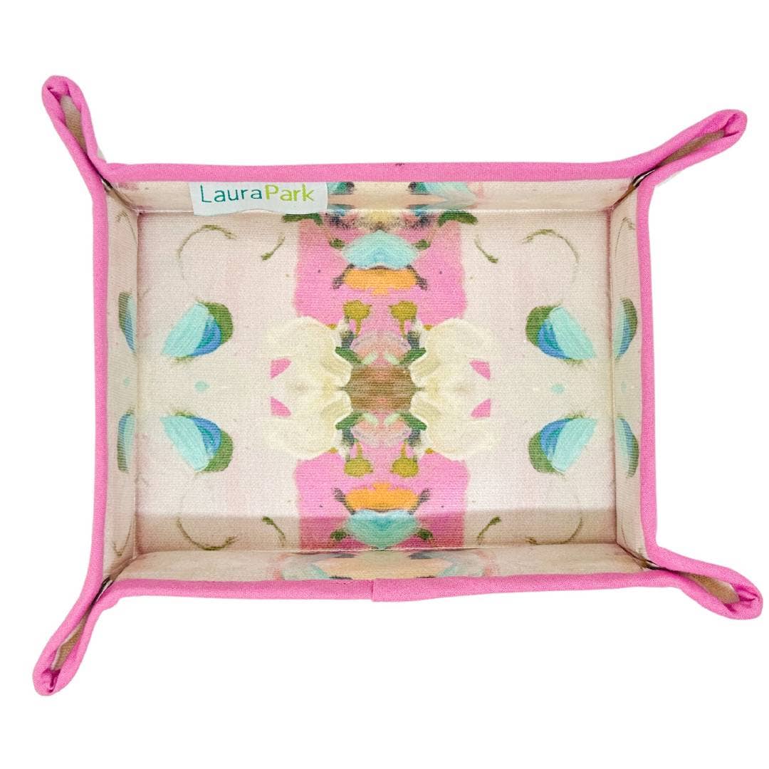 Monet's Garden Pink Snap Tray: One Size Cases Laura Park Designs