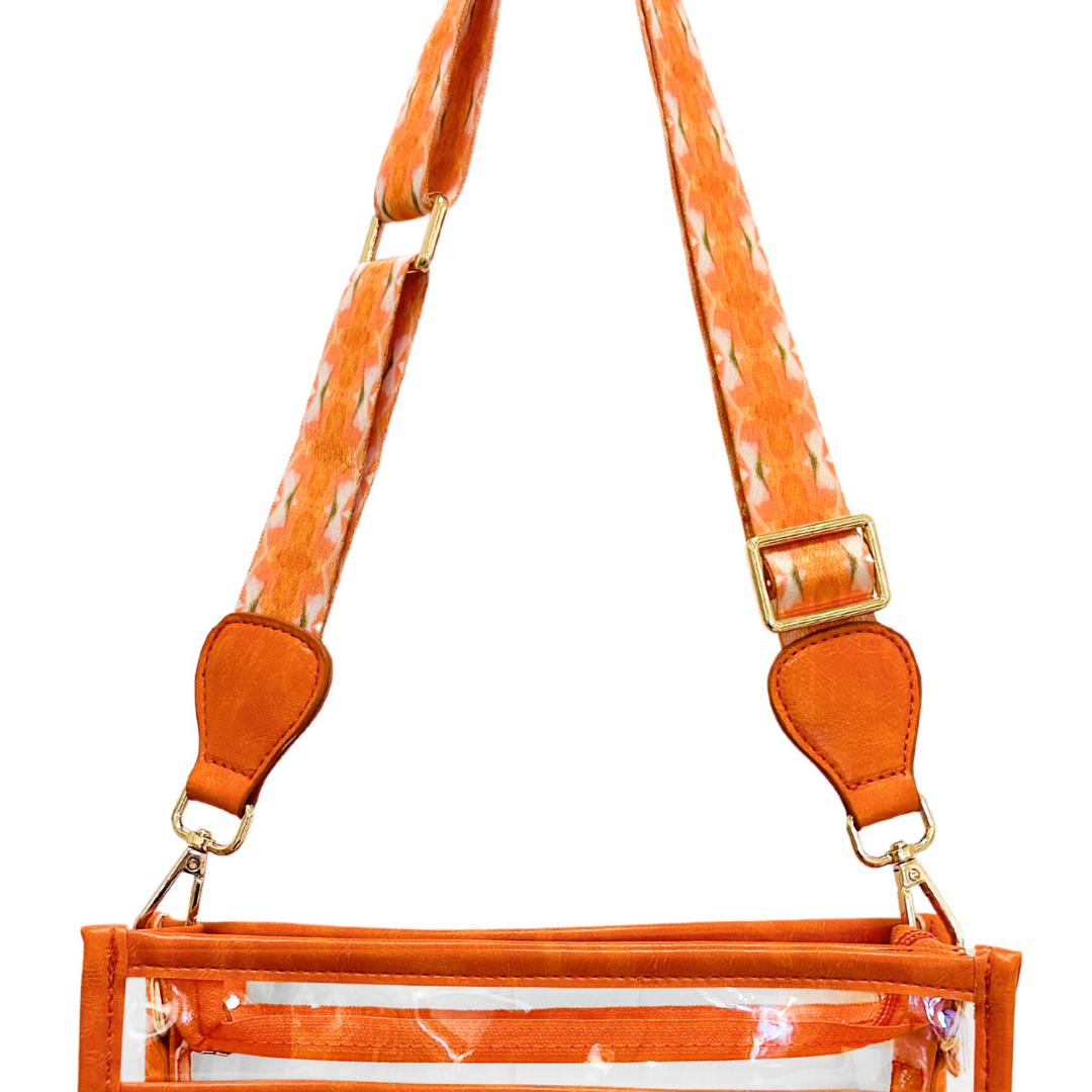 Pieces x Laura Park, Orange Blossom Stadium Bag Purses + Totes Laura Park Designs