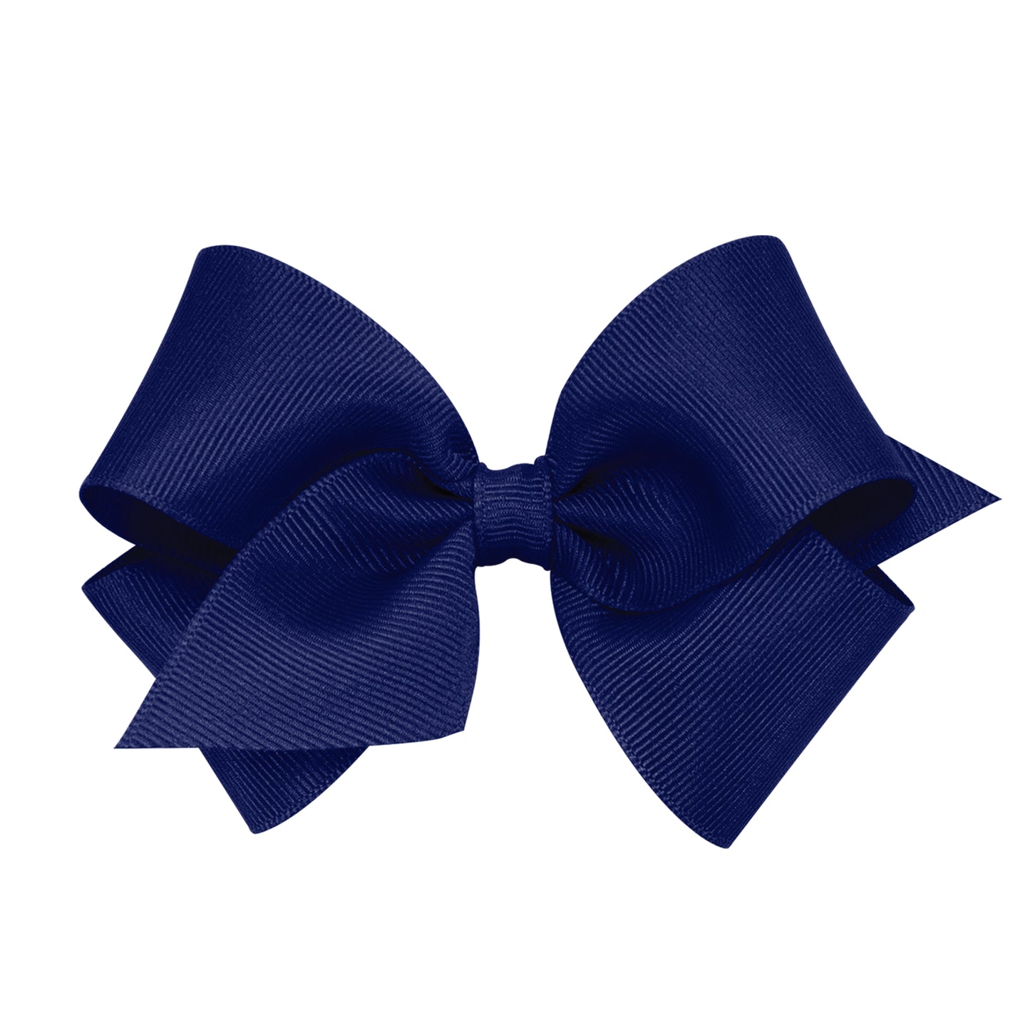 Small Grosgrain Bow - Light Navy Kids Hair Accessories Wee Ones