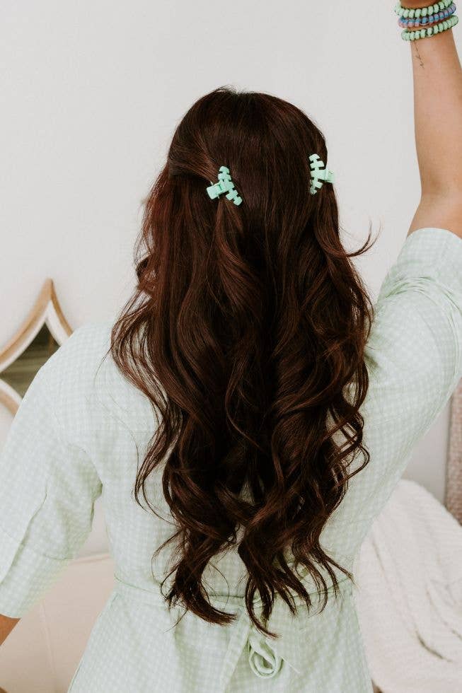 Classic Mint to Be Tiny Hair Clip Hair Accessories TELETIES