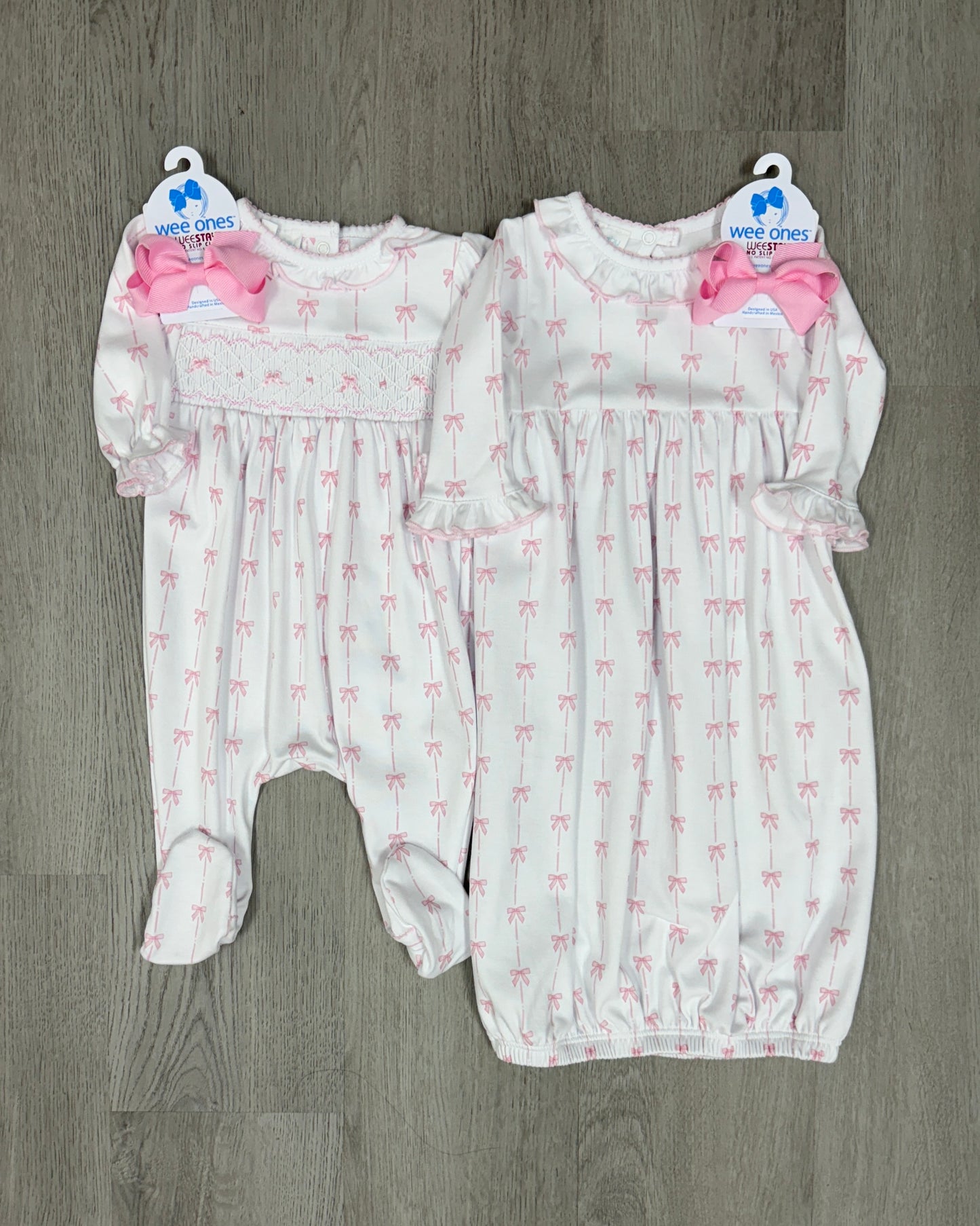 Amelia's Classics Ruffle Gathered Gown Baby Sleepwear Magnolia Baby