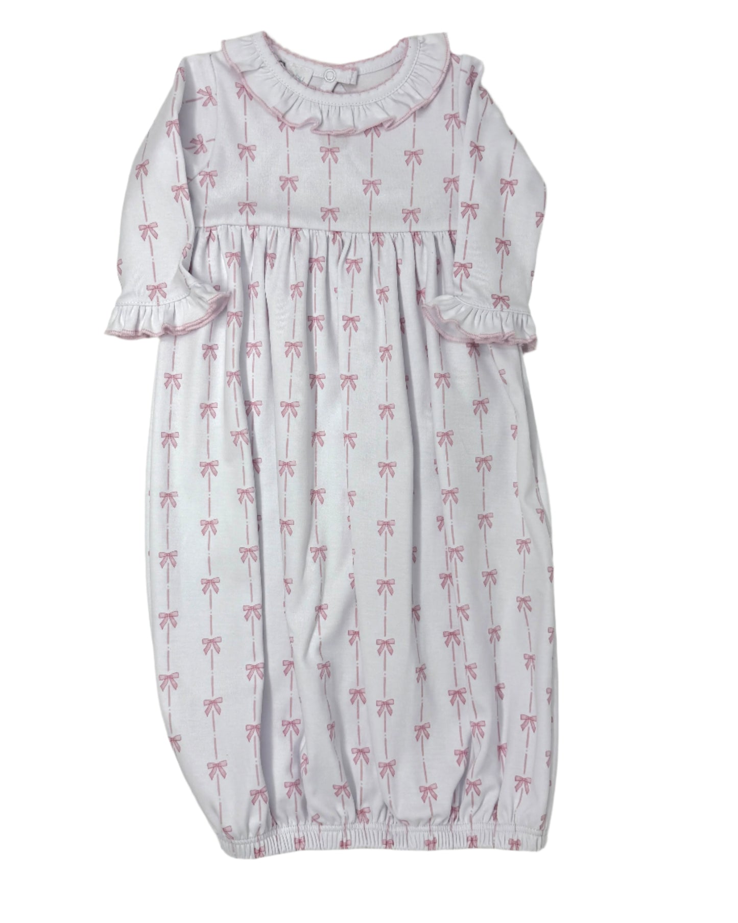Amelia's Classics Ruffle Gathered Gown Baby Sleepwear Magnolia Baby
