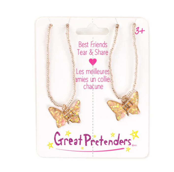 BFF Butterfly Necklaces Kids Jewelry Great Pretenders