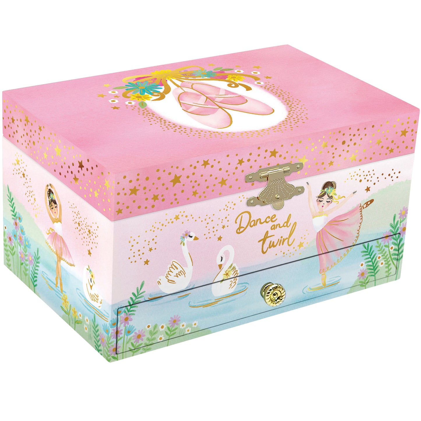 Ballerina Musical Jewelry Box Deluxe Toys U.S. Toy Company