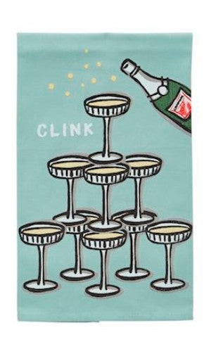 Bar Towels - Assorted Kitchen + Entertaining Mudpie Clink