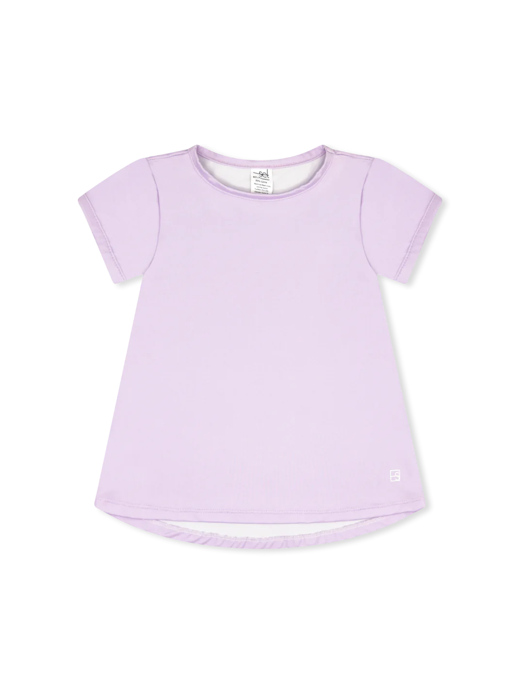 Bridget Basic Tee - Petal Purple Girls Tops + Tees Set Athleisure