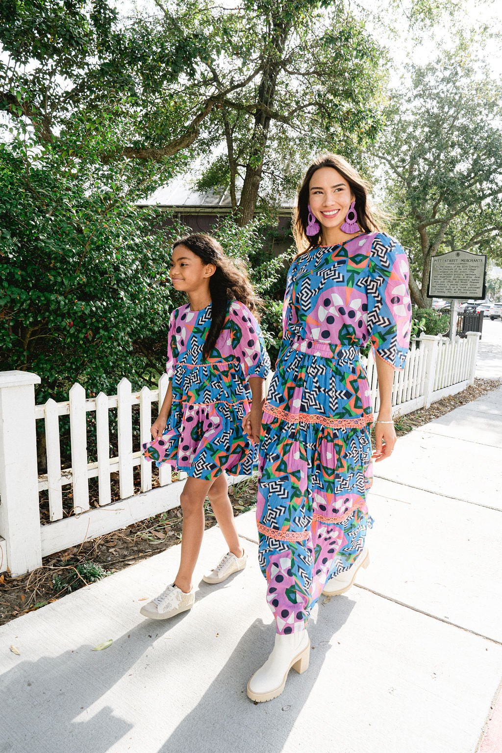 Kaleidoscope Skirt - Dahlia Purple Women's Clothing Briton Court