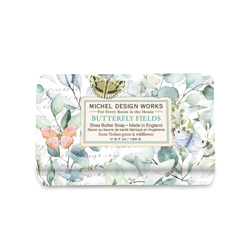 Butterfly Fields Medium Bath Soap Bar Candles Michel Design Works