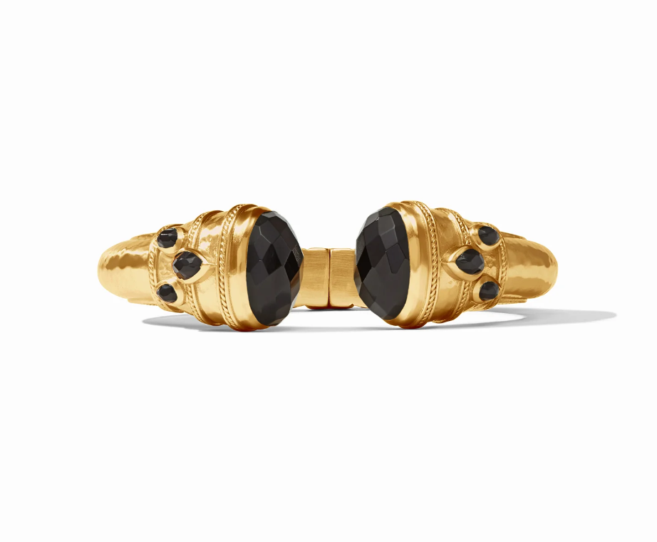 Cannes Cuff - Obsidian Black Bracelets Julie Vos