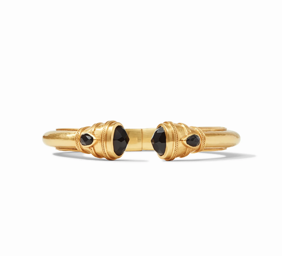 Cannes Demi Cuff - Obsidian Black Bracelets Julie Vos