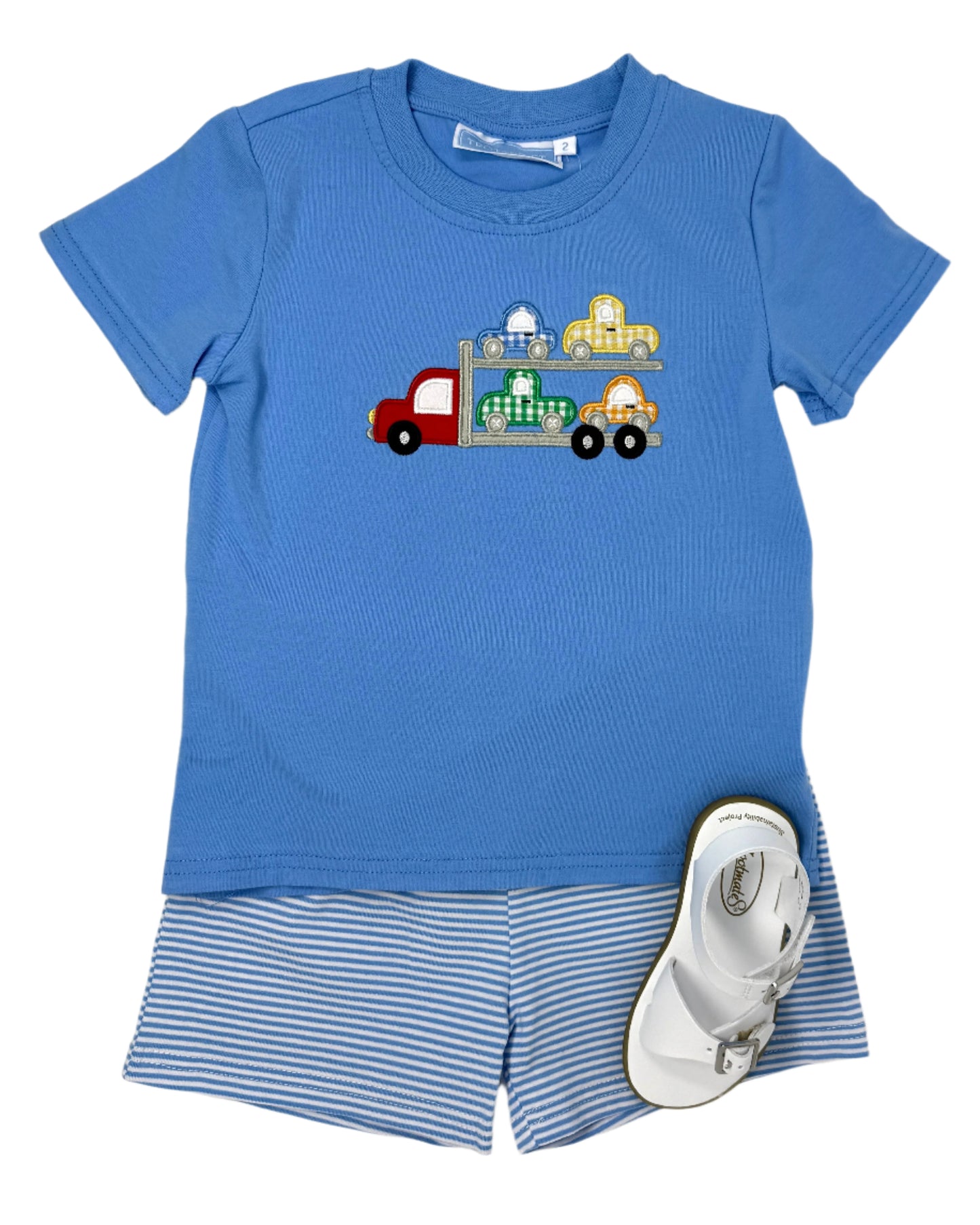 Car Hauler Short Set Boys Sets Trotter Street Kids