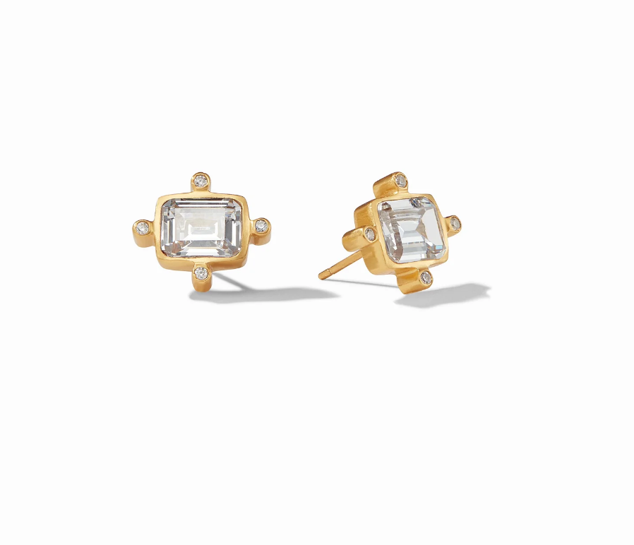 Clara Stud - Cubic Zirconia Earrings Julie Vos