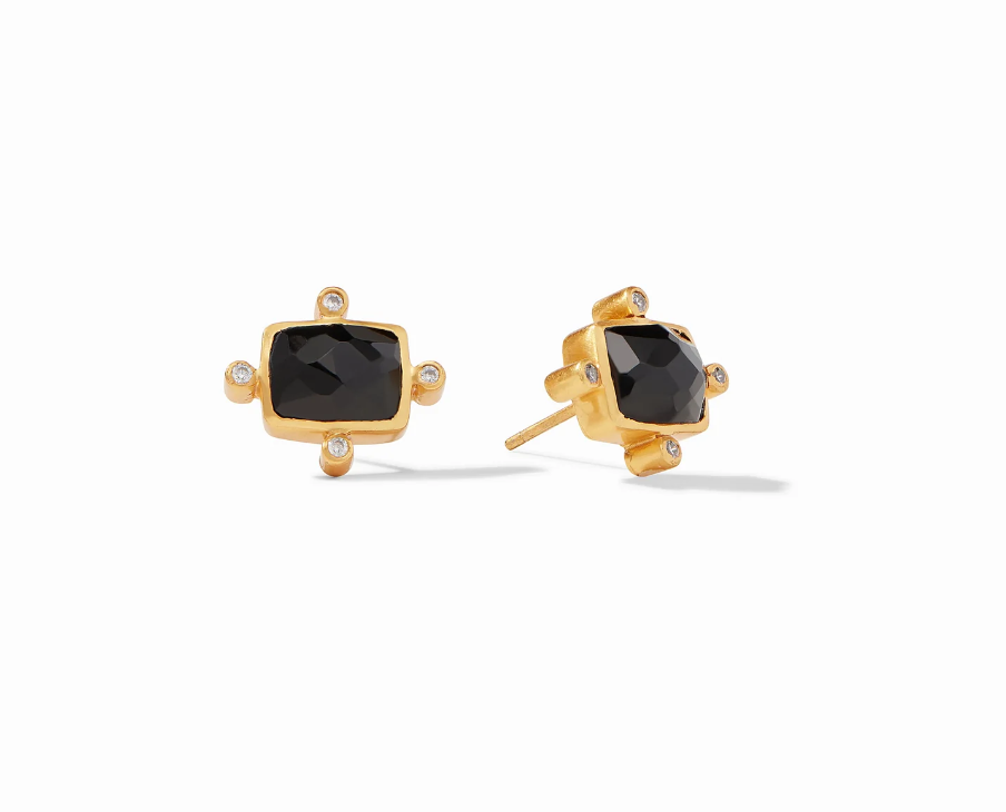 Clara Stud - Obsidian Black Earrings Julie Vos