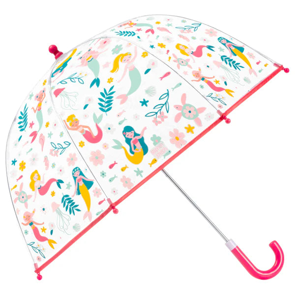 Color Changing Clear Umbrella - Mermaid Kids Hair Accessories Stephen Joseph