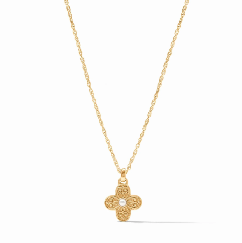 Malta Corinth Delicate Necklace - Gold - Pearl Necklaces Julie Vos