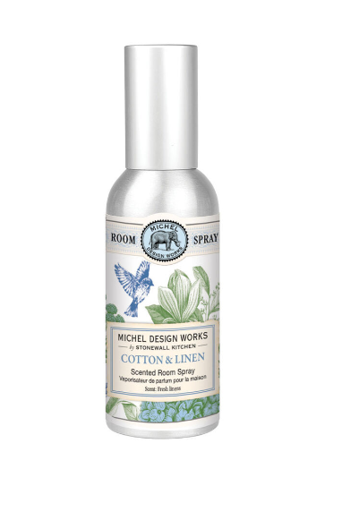 Cotton & Linen Home Room Spray Kitchen + Entertaining Michel Design Works