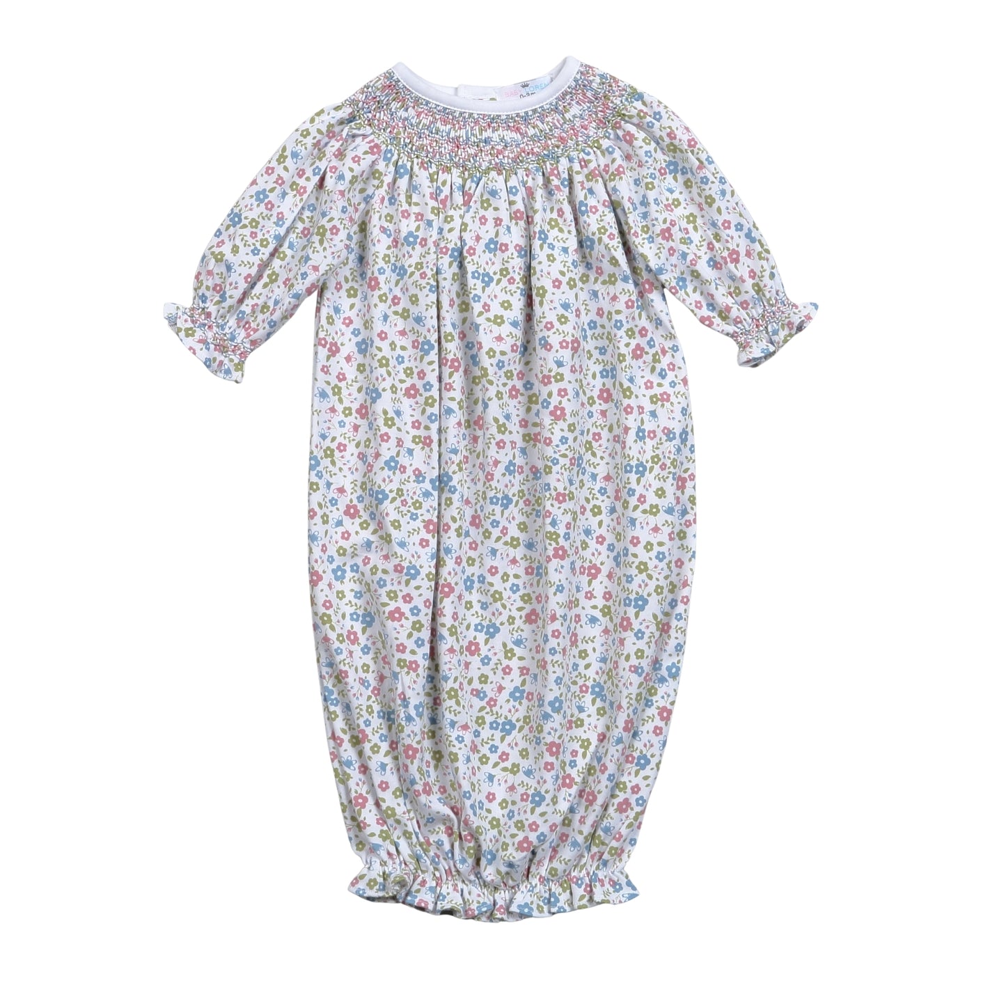 Darlene Pima Hand Smocked Bishop Gown Baby Sleepwear Baby Loren