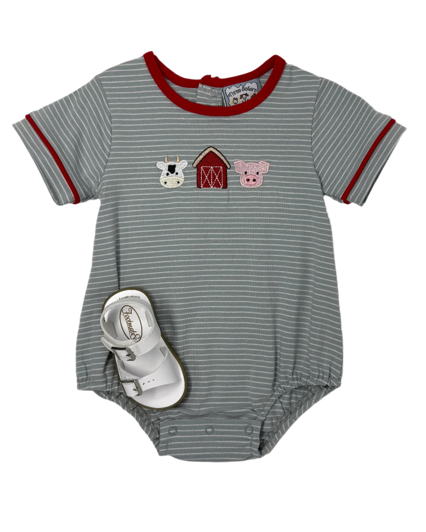 Farm Boys Bubble Boys Bubbles + Rompers Three Sisters