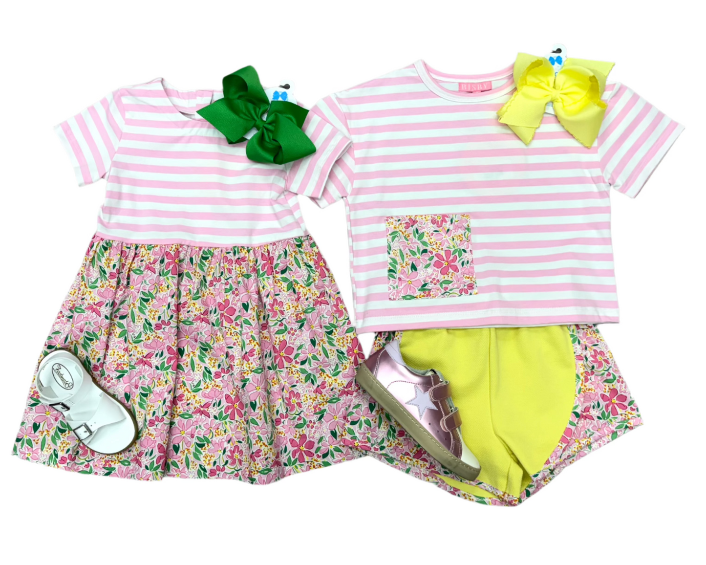 Track Shorts - Frangipani Pink Girls Shorts Bisby