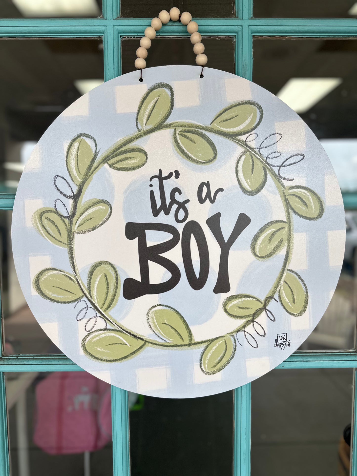 It's a Boy Door Hanger Baby Accessories DK Designs
