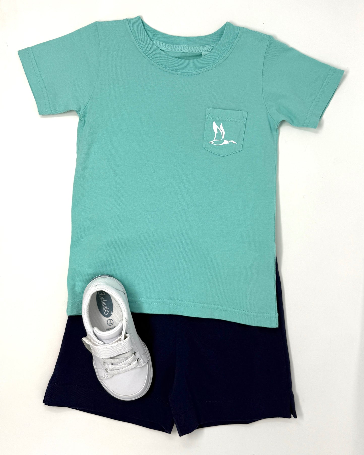 Chalky Mint Roost Duck Dog S/S Shirt Boys Tees Fieldstone