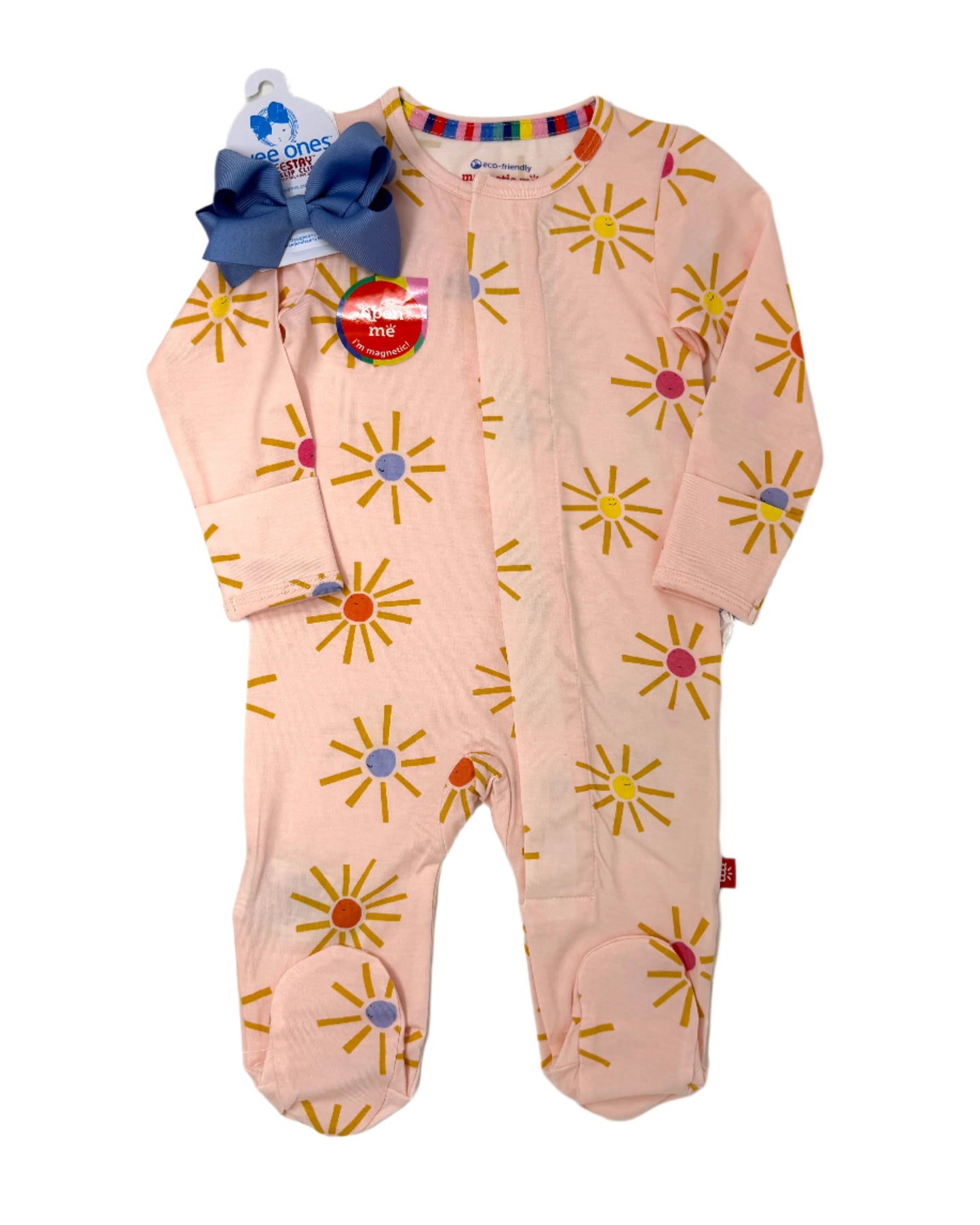 Put On Your Sunnies Modal Footie Baby Sleepwear Magnetic Me
