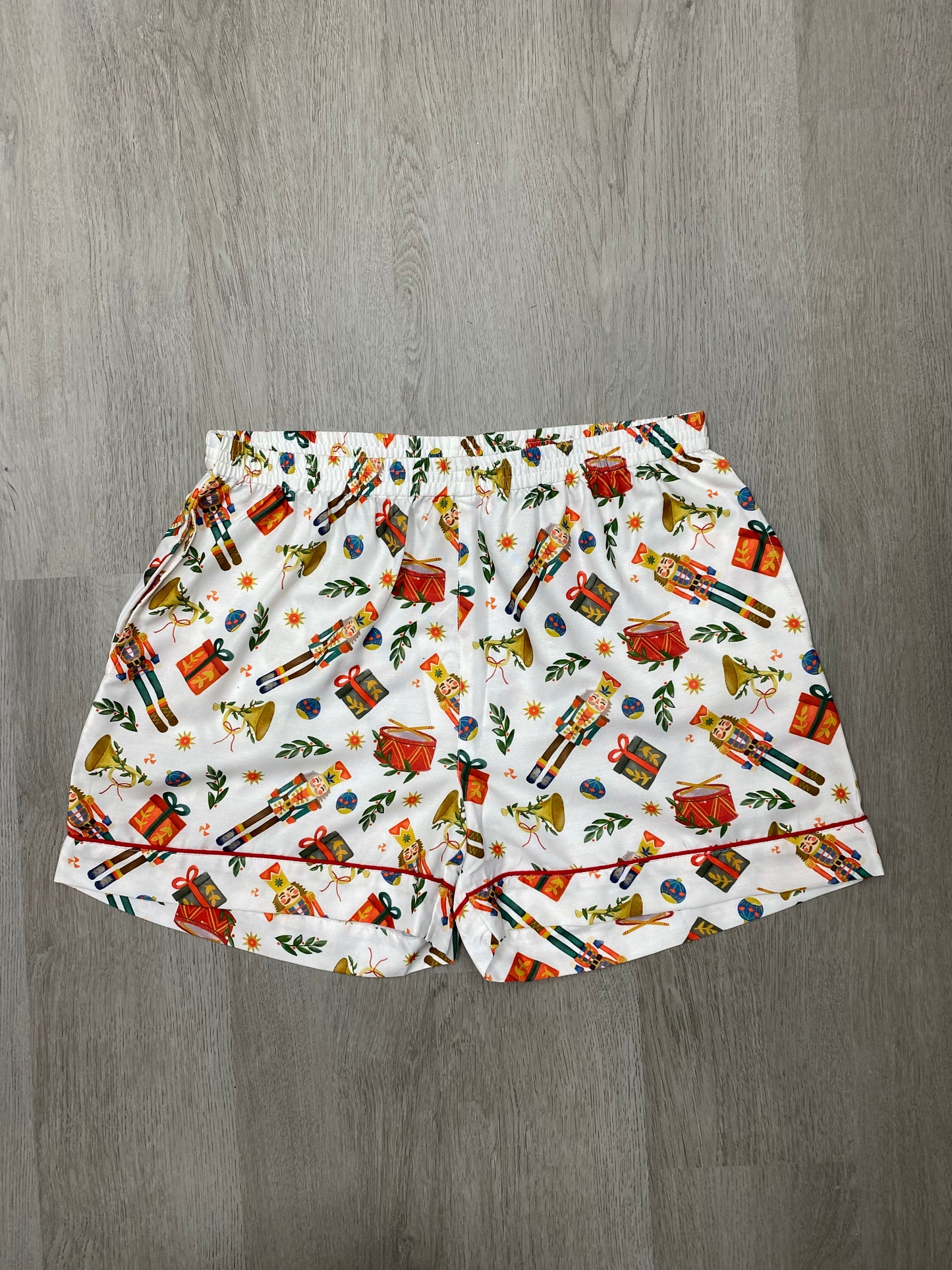 Holiday Pajama Short - Nutcracker Women's Clothing Mudpie