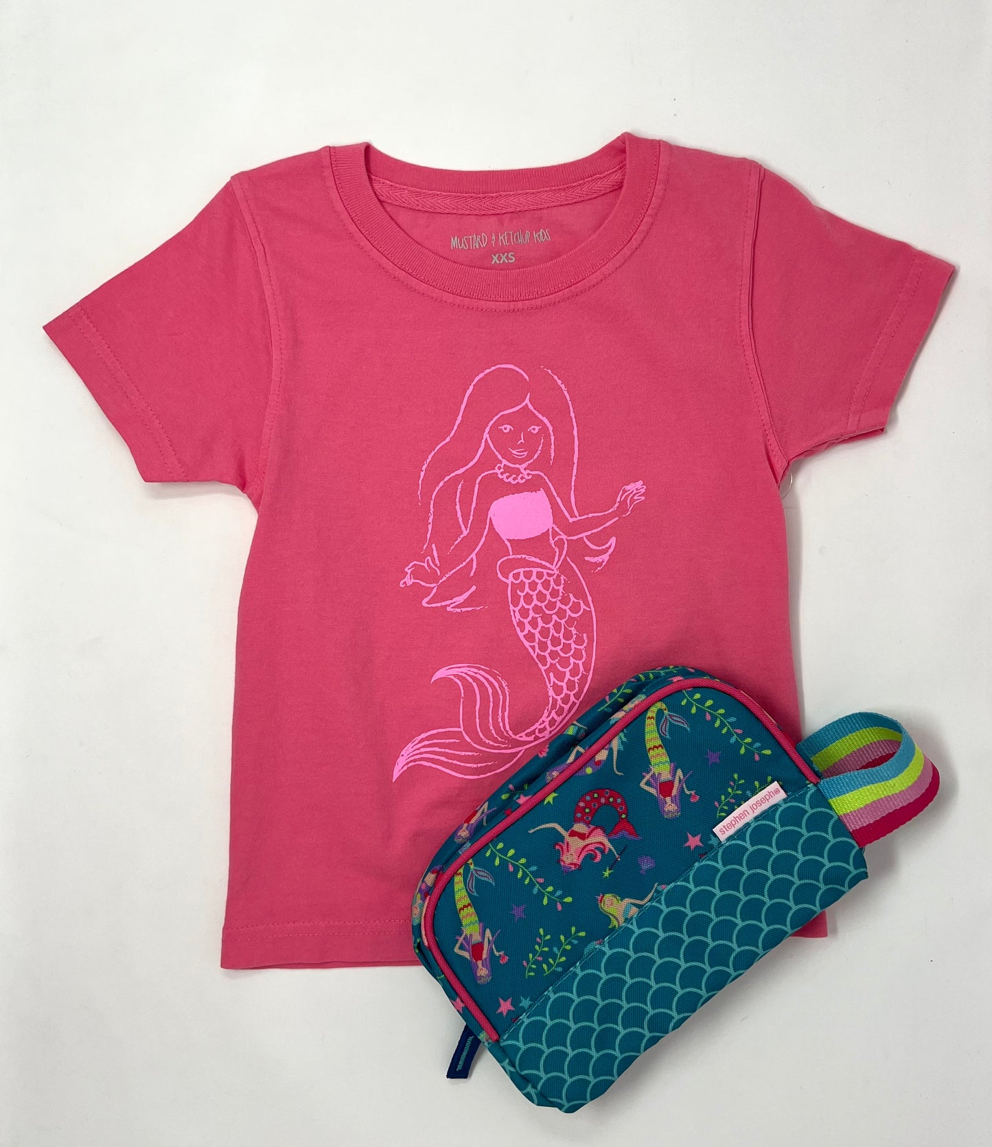 SS Pink Mermaid T-Shirt Girls Tops + Tees Mustard & Ketchup   