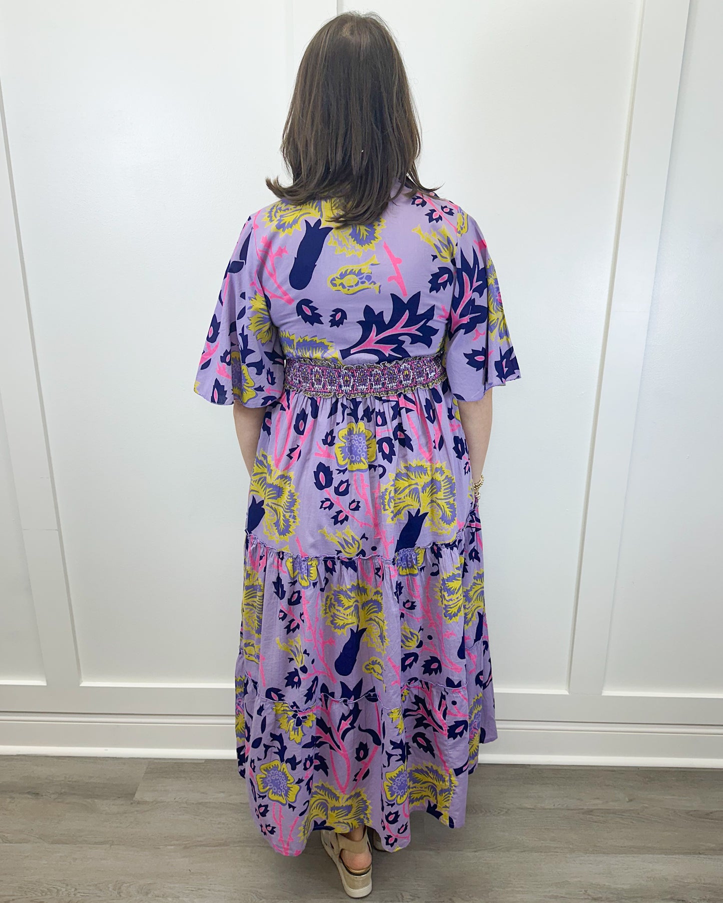 Zoey Dress - Blue Berry Long Dresses Sohana