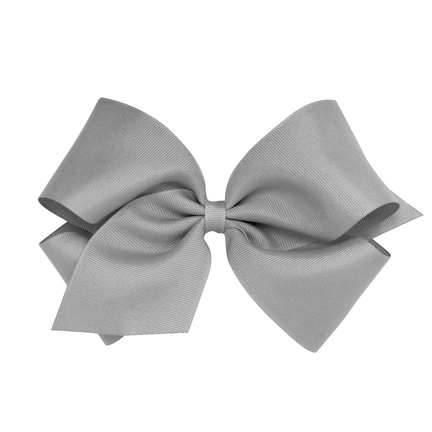 King Grosgrain Bow - Grey Kids Hair Accessories Wee Ones