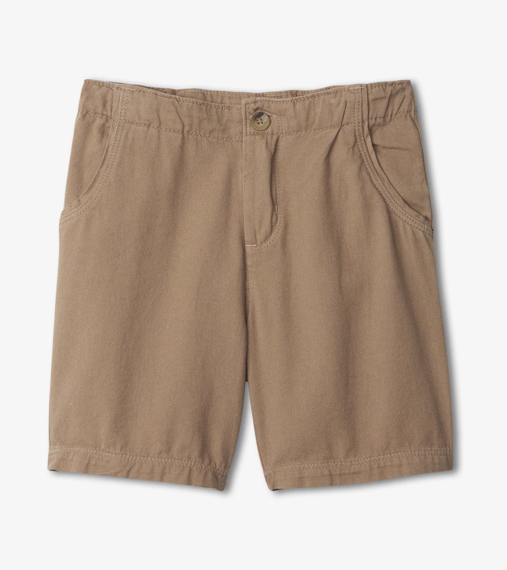 Khaki Twill Shorts - Thatched Boys Shorts Hatley