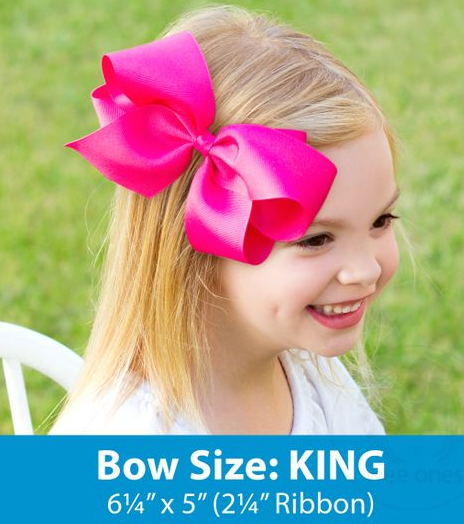 King Moonstitch Embroidered Christmas Bow - Candy Cane Accessories Wee Ones