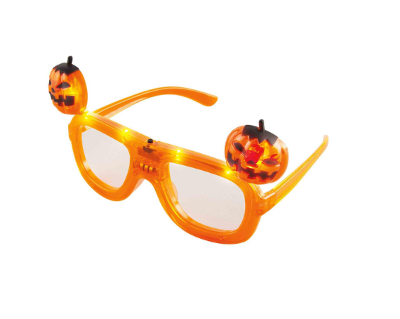 Light Up Halloween Glasses Seasonal Mudpie Pumpkin