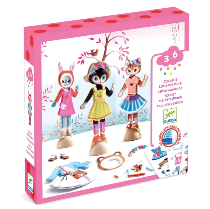 Little Wardrobe Collage Toys DJECO