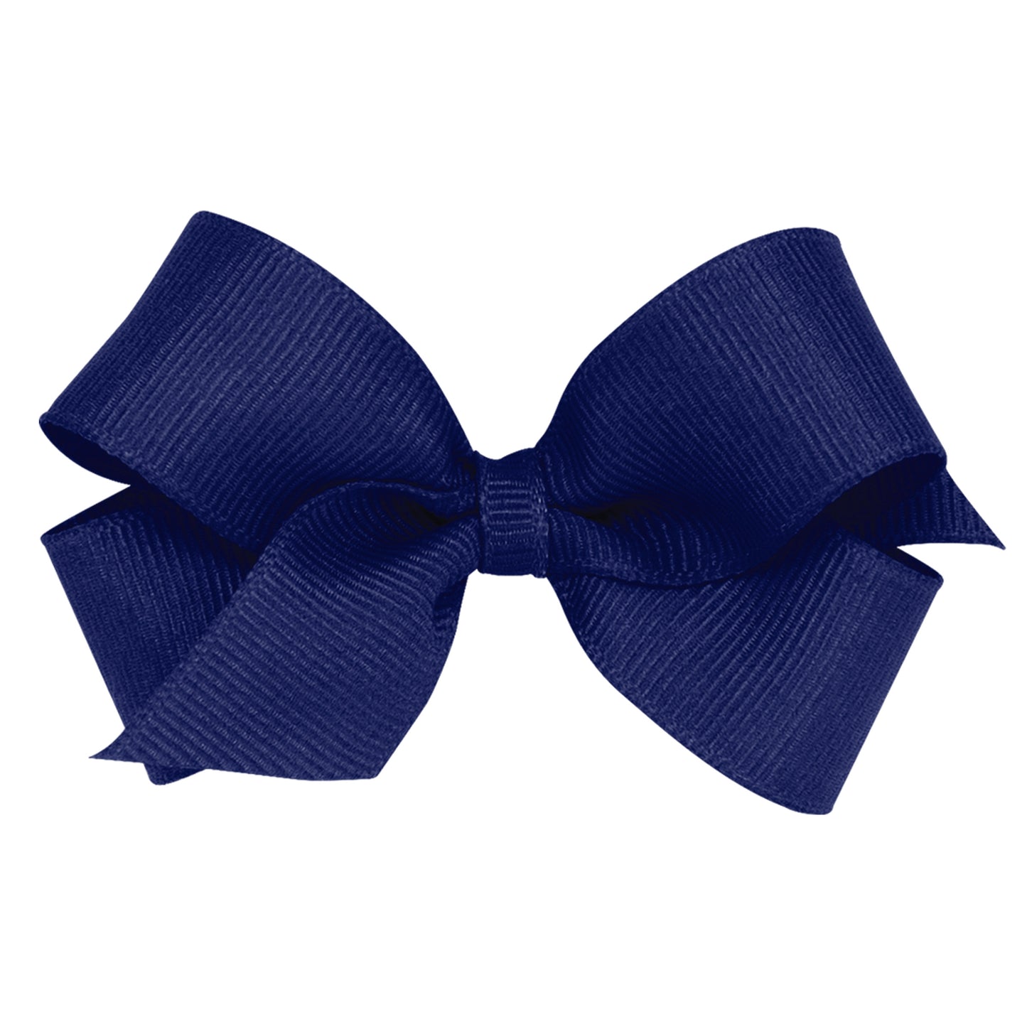 Mini Grosgrain Bow - Light Navy Kids Hair Accessories Wee Ones