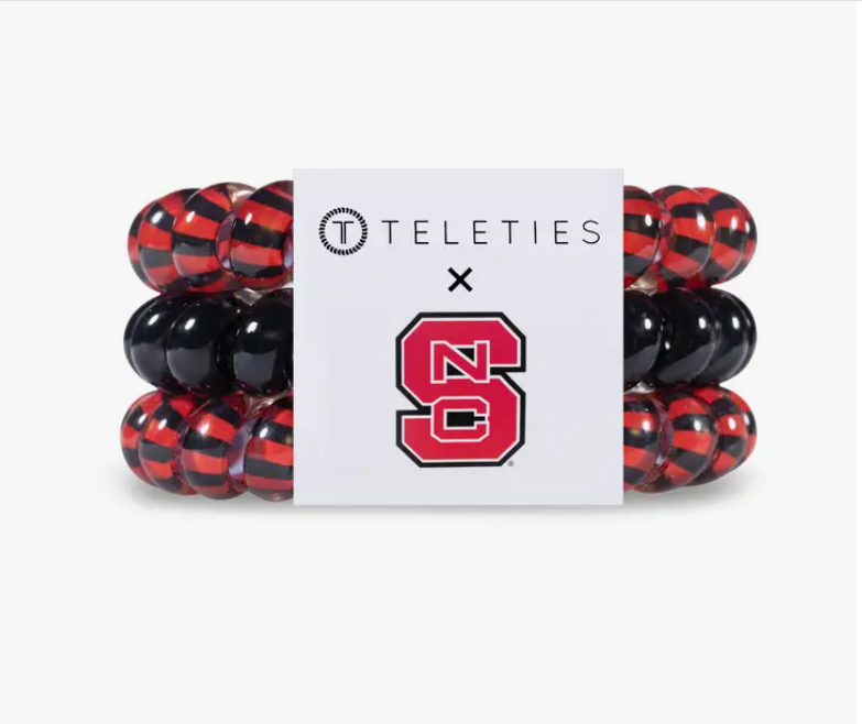 Large Teleties - North Carolina State University Women's Accessories Teleties