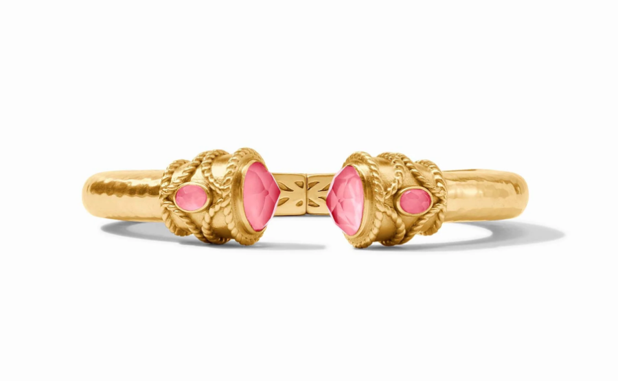 Nassau Demi Cuff - Iridescent Peony Pink Bracelets Julie Vos