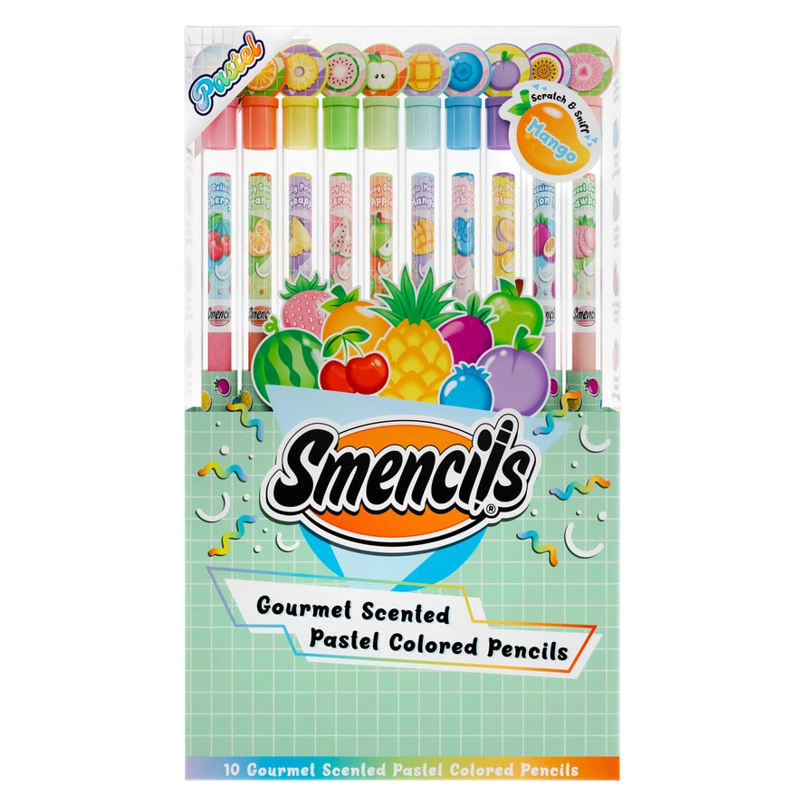 Pastel Colored Smencils Toys Scentco