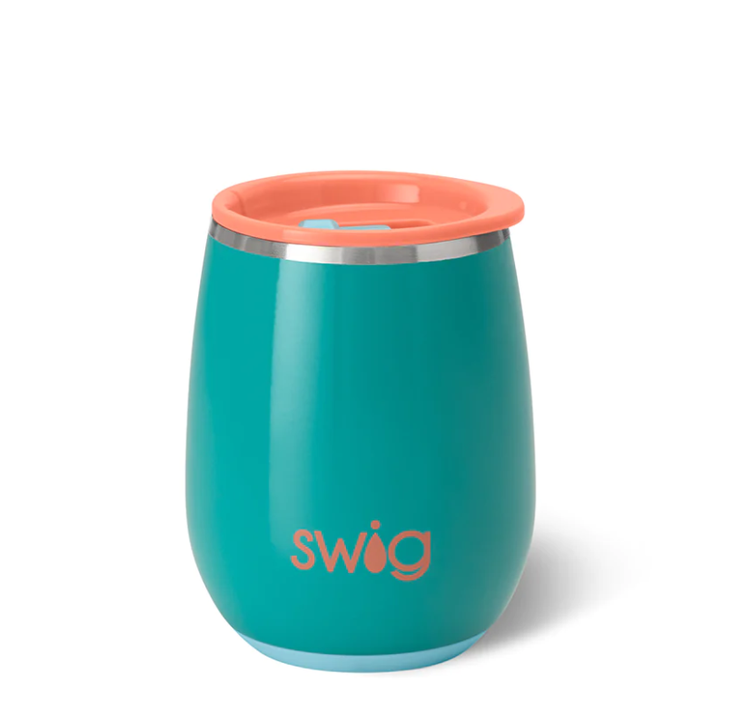 Swig Wine - Navy & Orange - Passionately Rivalicious