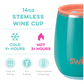 14 oz Stemless Wine Cup - Peak Season Insulated Drinkware Swig   