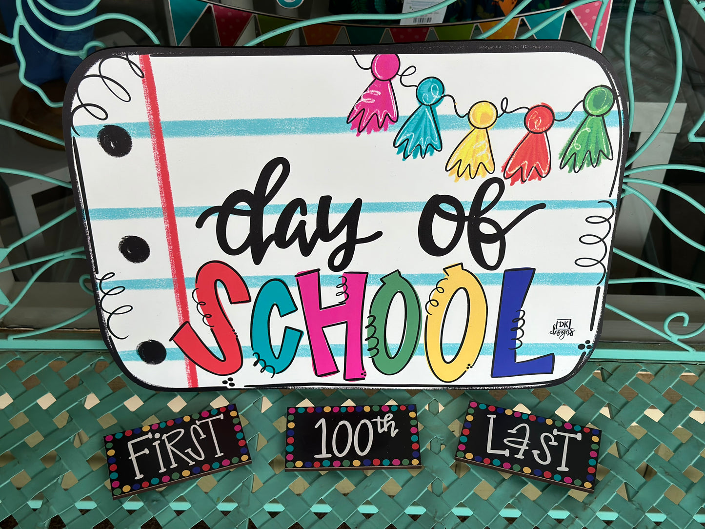 School Sign - Four Piece Set Home Decor DK Designs