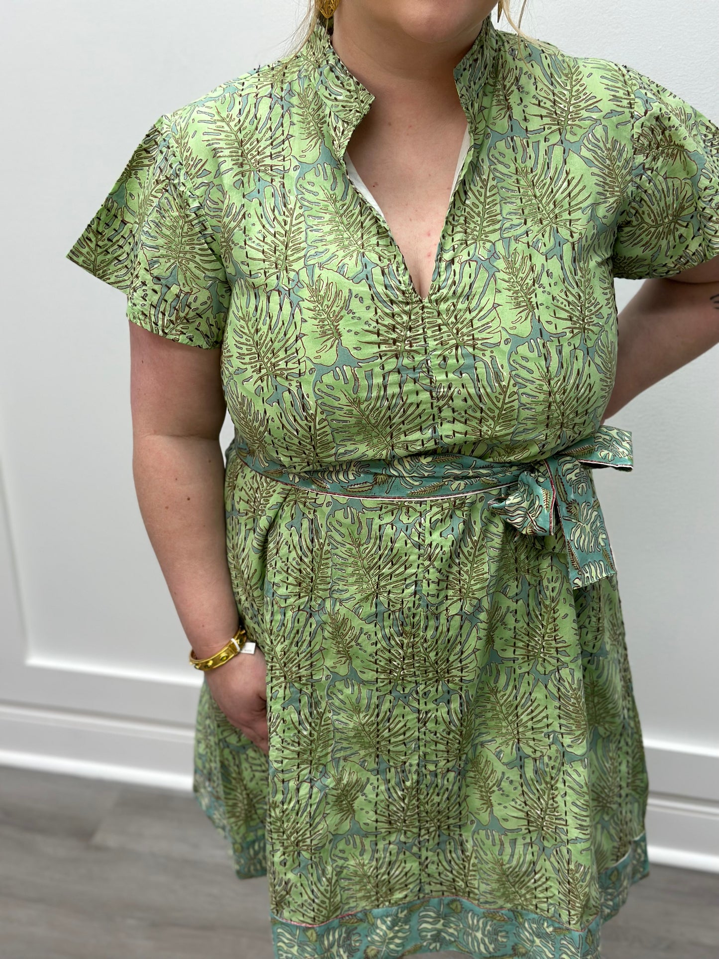 Rosemary - Bright Sage Short Dresses Victoria Dunn Design   