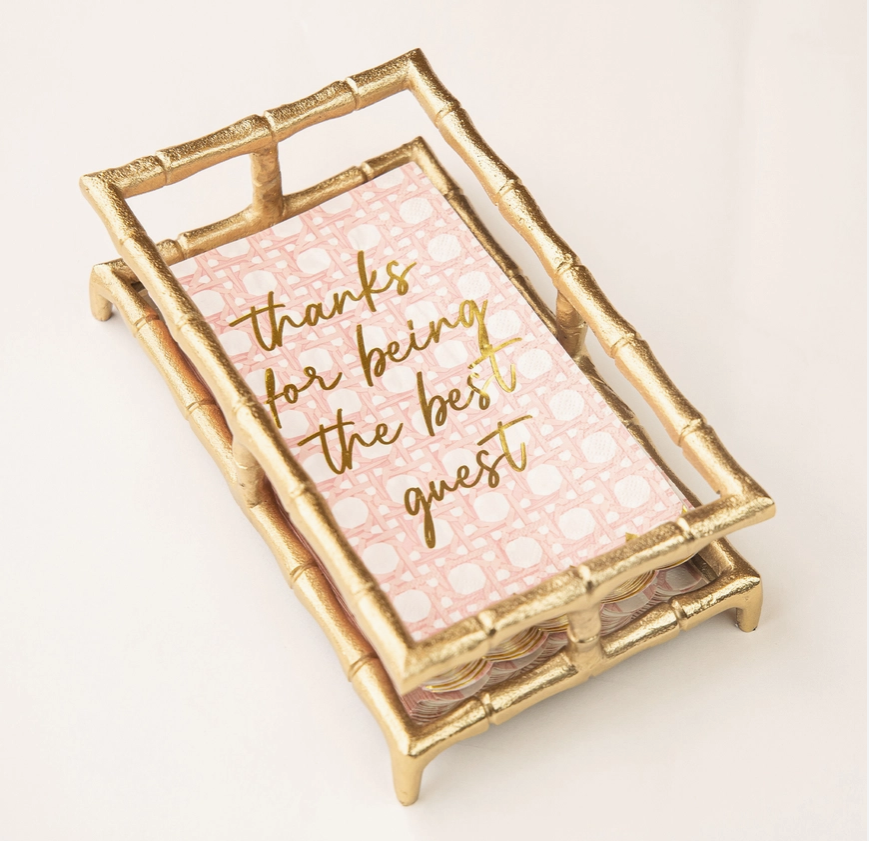 Paper Guest Towels - Pink Cane Kitchen + Entertaining 8 Oak Lane