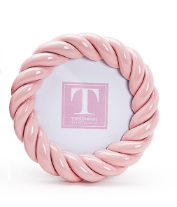 Pink Twist Photo Frame - 4x4 Home Decor Two's Company