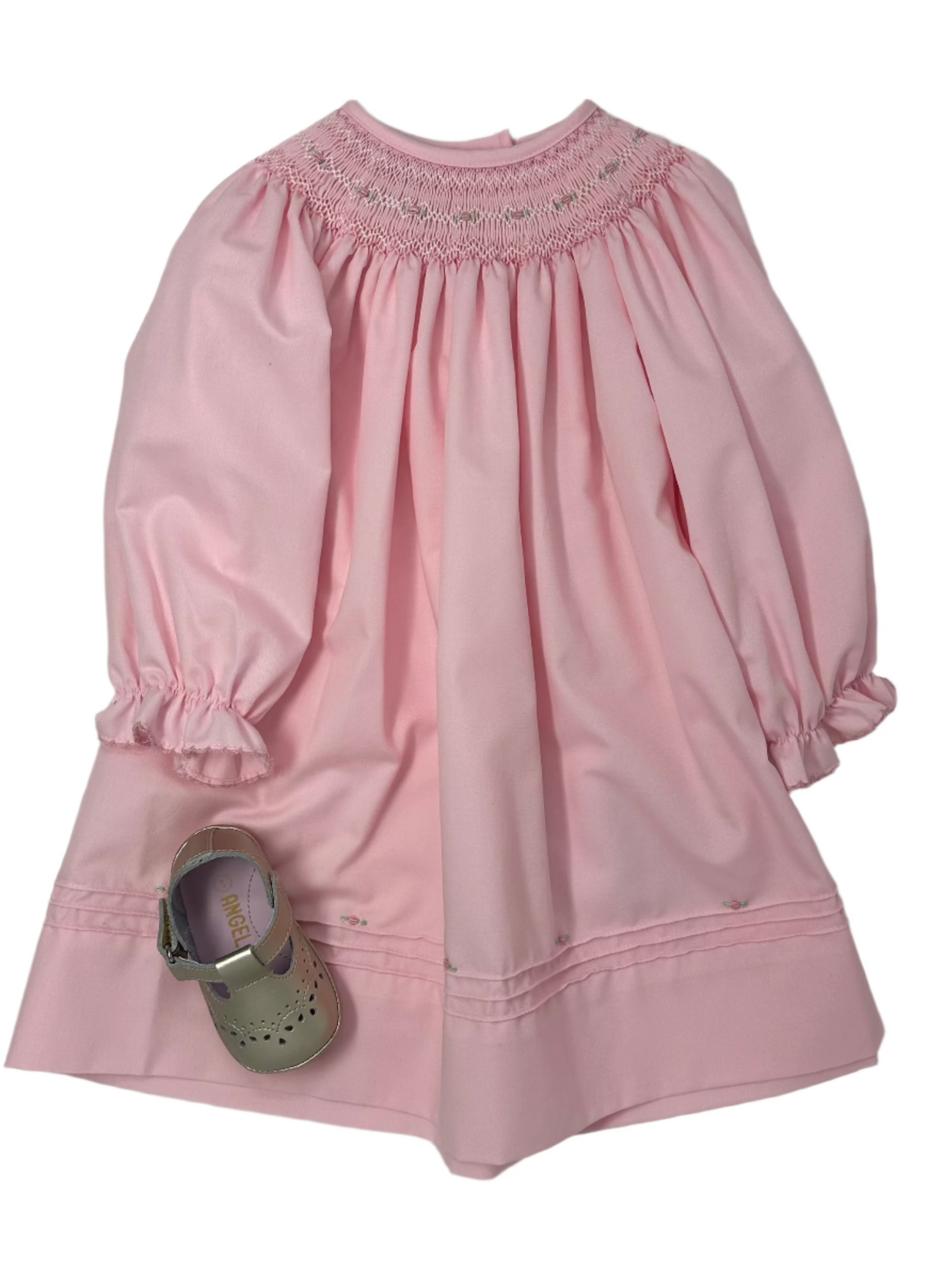 Pink Viyella Bishop Girls Occasion Dresses Anavini