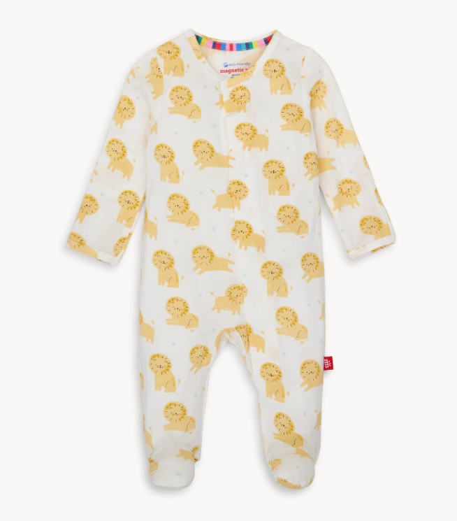 Pride & Joy Modal Footie Baby Sleepwear Magnetic Me