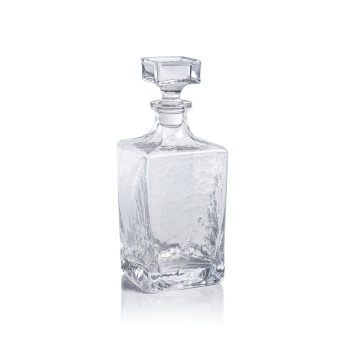 Punta Mita Hammered Glass Decanter Kitchen + Entertaining Zodax