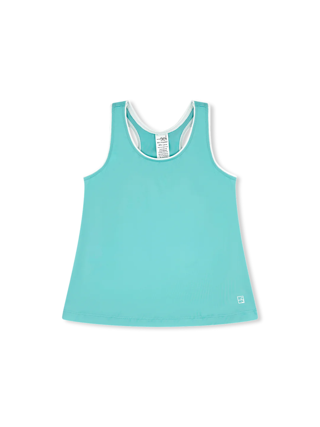 Riley Tank - Totally Turquoise Girls Tops + Tees Set Athleisure