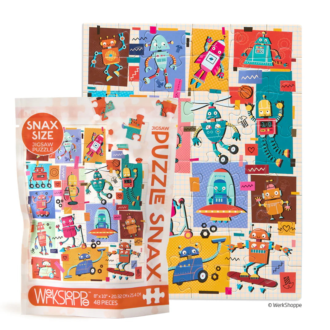 Robot 48 Puzzle Snax Toys Werkshoppe